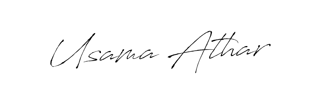 Antro_Vectra is a professional signature style that is perfect for those who want to add a touch of class to their signature. It is also a great choice for those who want to make their signature more unique. Get Usama Athar name to fancy signature for free. Usama Athar signature style 6 images and pictures png