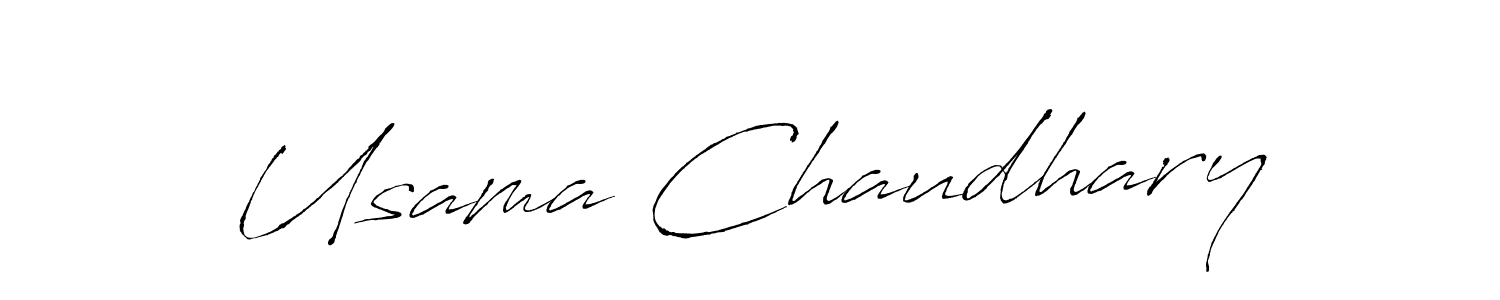 This is the best signature style for the Usama Chaudhary name. Also you like these signature font (Antro_Vectra). Mix name signature. Usama Chaudhary signature style 6 images and pictures png