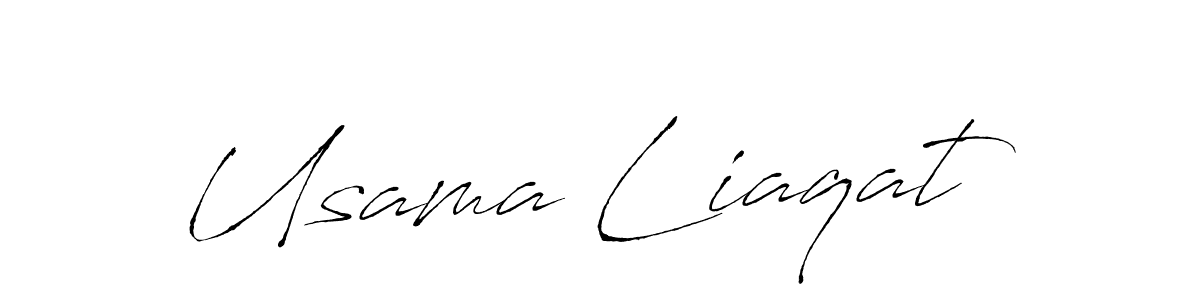 How to make Usama Liaqat signature? Antro_Vectra is a professional autograph style. Create handwritten signature for Usama Liaqat name. Usama Liaqat signature style 6 images and pictures png