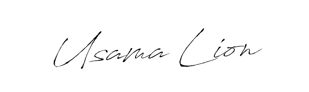 You should practise on your own different ways (Antro_Vectra) to write your name (Usama Lion) in signature. don't let someone else do it for you. Usama Lion signature style 6 images and pictures png