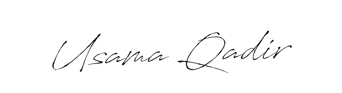 Also You can easily find your signature by using the search form. We will create Usama Qadir name handwritten signature images for you free of cost using Antro_Vectra sign style. Usama Qadir signature style 6 images and pictures png