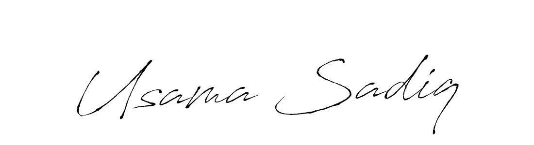 Make a beautiful signature design for name Usama Sadiq. Use this online signature maker to create a handwritten signature for free. Usama Sadiq signature style 6 images and pictures png