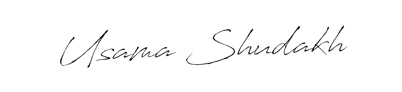 Similarly Antro_Vectra is the best handwritten signature design. Signature creator online .You can use it as an online autograph creator for name Usama Shudakh. Usama Shudakh signature style 6 images and pictures png