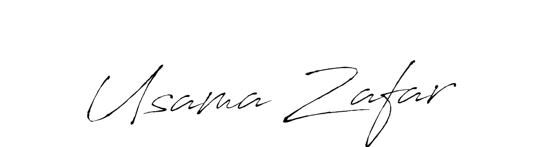 Create a beautiful signature design for name Usama Zafar. With this signature (Antro_Vectra) fonts, you can make a handwritten signature for free. Usama Zafar signature style 6 images and pictures png