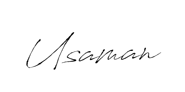 Create a beautiful signature design for name Usaman. With this signature (Antro_Vectra) fonts, you can make a handwritten signature for free. Usaman signature style 6 images and pictures png