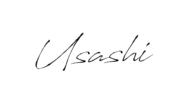 Usashi stylish signature style. Best Handwritten Sign (Antro_Vectra) for my name. Handwritten Signature Collection Ideas for my name Usashi. Usashi signature style 6 images and pictures png