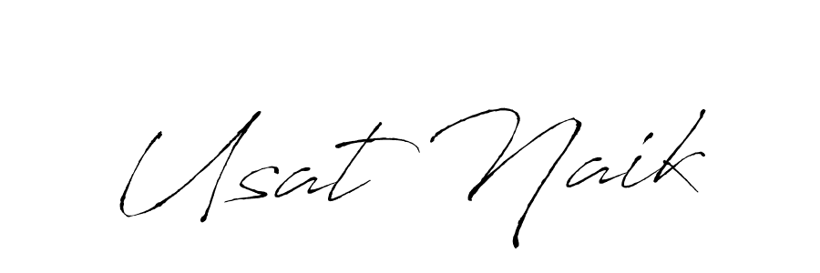 The best way (Antro_Vectra) to make a short signature is to pick only two or three words in your name. The name Usat Naik include a total of six letters. For converting this name. Usat Naik signature style 6 images and pictures png