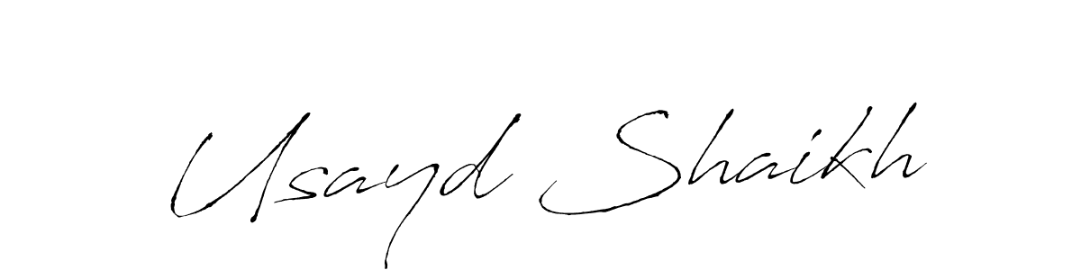 Also You can easily find your signature by using the search form. We will create Usayd Shaikh name handwritten signature images for you free of cost using Antro_Vectra sign style. Usayd Shaikh signature style 6 images and pictures png