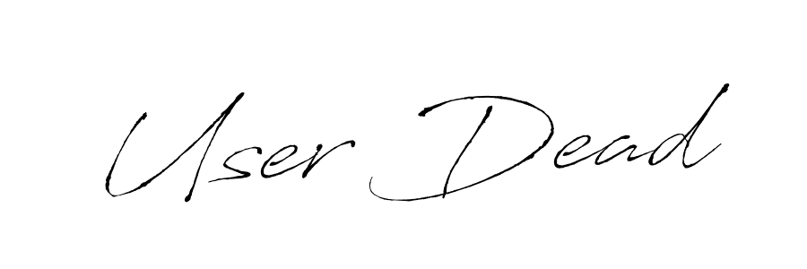 How to make User Dead name signature. Use Antro_Vectra style for creating short signs online. This is the latest handwritten sign. User Dead signature style 6 images and pictures png