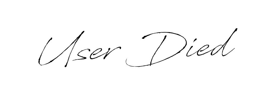 Best and Professional Signature Style for User Died. Antro_Vectra Best Signature Style Collection. User Died signature style 6 images and pictures png