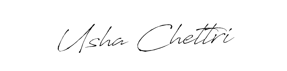 Make a beautiful signature design for name Usha Chettri. Use this online signature maker to create a handwritten signature for free. Usha Chettri signature style 6 images and pictures png