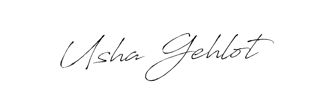 Once you've used our free online signature maker to create your best signature Antro_Vectra style, it's time to enjoy all of the benefits that Usha Gehlot name signing documents. Usha Gehlot signature style 6 images and pictures png