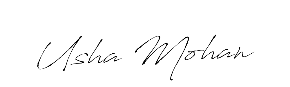 How to Draw Usha Mohan signature style? Antro_Vectra is a latest design signature styles for name Usha Mohan. Usha Mohan signature style 6 images and pictures png