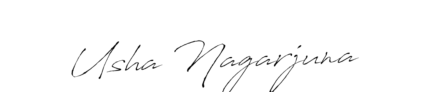 Also You can easily find your signature by using the search form. We will create Usha Nagarjuna name handwritten signature images for you free of cost using Antro_Vectra sign style. Usha Nagarjuna signature style 6 images and pictures png