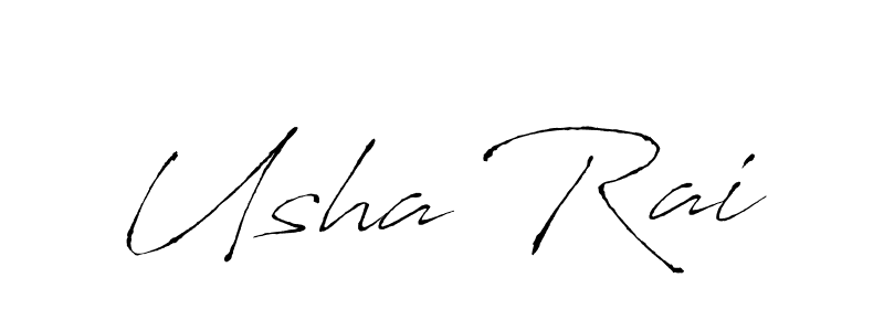 You can use this online signature creator to create a handwritten signature for the name Usha Rai. This is the best online autograph maker. Usha Rai signature style 6 images and pictures png