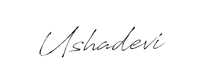 Ushadevi stylish signature style. Best Handwritten Sign (Antro_Vectra) for my name. Handwritten Signature Collection Ideas for my name Ushadevi. Ushadevi signature style 6 images and pictures png