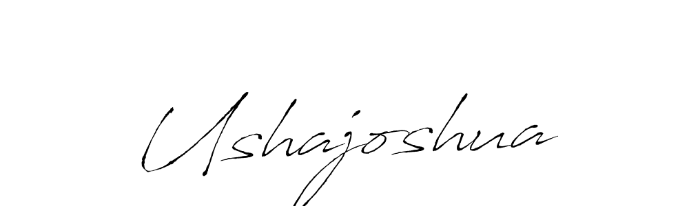 How to make Ushajoshua signature? Antro_Vectra is a professional autograph style. Create handwritten signature for Ushajoshua name. Ushajoshua signature style 6 images and pictures png