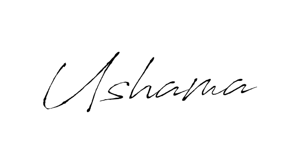 How to make Ushama signature? Antro_Vectra is a professional autograph style. Create handwritten signature for Ushama name. Ushama signature style 6 images and pictures png