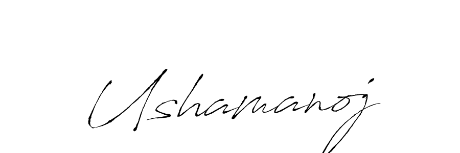 Once you've used our free online signature maker to create your best signature Antro_Vectra style, it's time to enjoy all of the benefits that Ushamanoj name signing documents. Ushamanoj signature style 6 images and pictures png