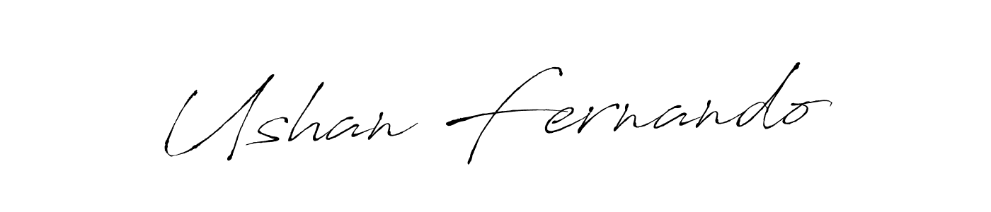 Ushan Fernando stylish signature style. Best Handwritten Sign (Antro_Vectra) for my name. Handwritten Signature Collection Ideas for my name Ushan Fernando. Ushan Fernando signature style 6 images and pictures png