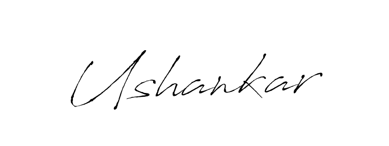 Make a beautiful signature design for name Ushankar. With this signature (Antro_Vectra) style, you can create a handwritten signature for free. Ushankar signature style 6 images and pictures png