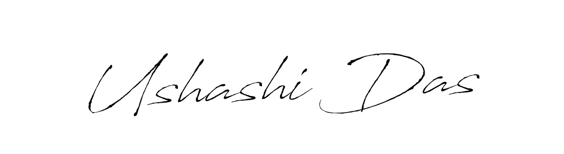 Ushashi Das stylish signature style. Best Handwritten Sign (Antro_Vectra) for my name. Handwritten Signature Collection Ideas for my name Ushashi Das. Ushashi Das signature style 6 images and pictures png