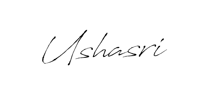 How to make Ushasri signature? Antro_Vectra is a professional autograph style. Create handwritten signature for Ushasri name. Ushasri signature style 6 images and pictures png