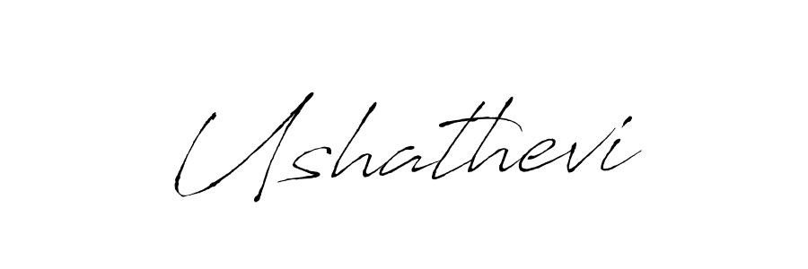 How to make Ushathevi name signature. Use Antro_Vectra style for creating short signs online. This is the latest handwritten sign. Ushathevi signature style 6 images and pictures png
