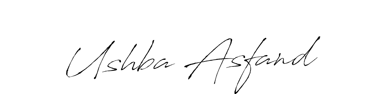 How to make Ushba Asfand signature? Antro_Vectra is a professional autograph style. Create handwritten signature for Ushba Asfand name. Ushba Asfand signature style 6 images and pictures png