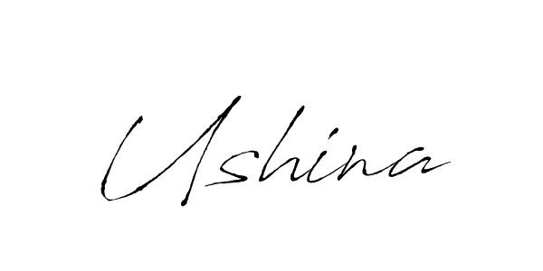 Make a beautiful signature design for name Ushina. Use this online signature maker to create a handwritten signature for free. Ushina signature style 6 images and pictures png