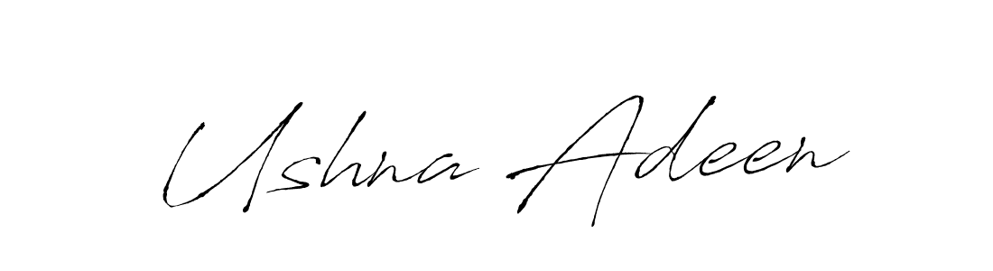 if you are searching for the best signature style for your name Ushna Adeen. so please give up your signature search. here we have designed multiple signature styles  using Antro_Vectra. Ushna Adeen signature style 6 images and pictures png