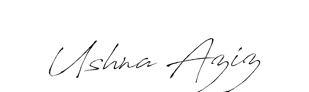 You can use this online signature creator to create a handwritten signature for the name Ushna Aziz. This is the best online autograph maker. Ushna Aziz signature style 6 images and pictures png