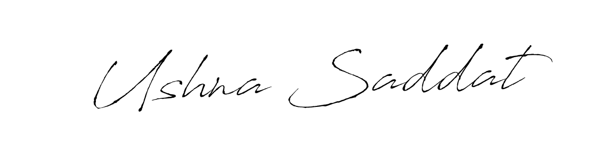 Similarly Antro_Vectra is the best handwritten signature design. Signature creator online .You can use it as an online autograph creator for name Ushna Saddat. Ushna Saddat signature style 6 images and pictures png