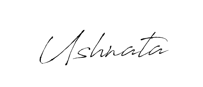 How to make Ushnata name signature. Use Antro_Vectra style for creating short signs online. This is the latest handwritten sign. Ushnata signature style 6 images and pictures png