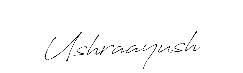 It looks lik you need a new signature style for name Ushraayush. Design unique handwritten (Antro_Vectra) signature with our free signature maker in just a few clicks. Ushraayush signature style 6 images and pictures png