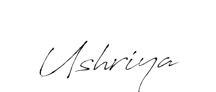 Also You can easily find your signature by using the search form. We will create Ushriya name handwritten signature images for you free of cost using Antro_Vectra sign style. Ushriya signature style 6 images and pictures png