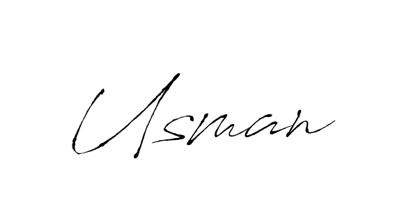 Create a beautiful signature design for name Usman . With this signature (Antro_Vectra) fonts, you can make a handwritten signature for free. Usman  signature style 6 images and pictures png