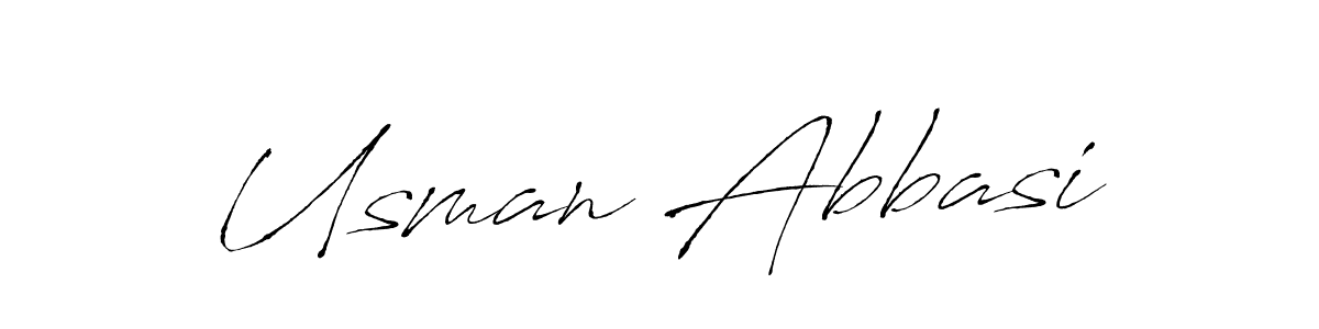 Make a beautiful signature design for name Usman Abbasi. Use this online signature maker to create a handwritten signature for free. Usman Abbasi signature style 6 images and pictures png