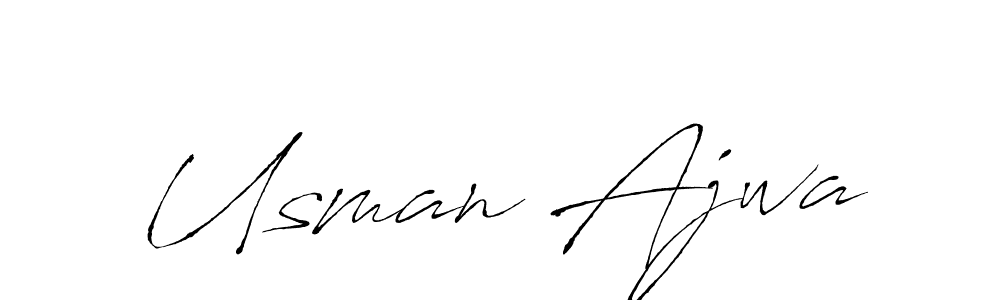 Once you've used our free online signature maker to create your best signature Antro_Vectra style, it's time to enjoy all of the benefits that Usman Ajwa name signing documents. Usman Ajwa signature style 6 images and pictures png