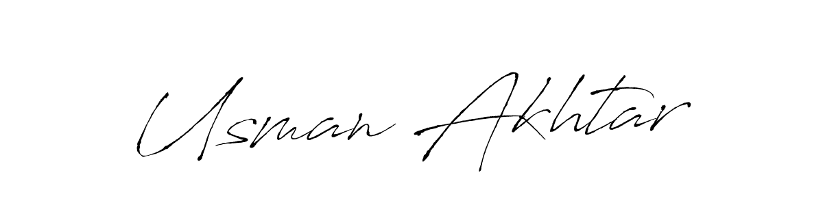 Also we have Usman Akhtar name is the best signature style. Create professional handwritten signature collection using Antro_Vectra autograph style. Usman Akhtar signature style 6 images and pictures png