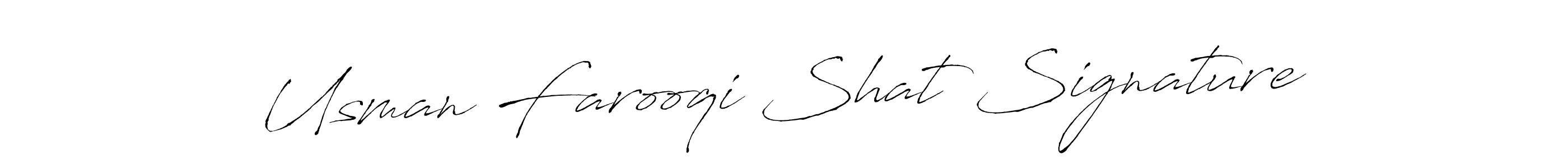 This is the best signature style for the Usman Farooqi Shat Signature name. Also you like these signature font (Antro_Vectra). Mix name signature. Usman Farooqi Shat Signature signature style 6 images and pictures png