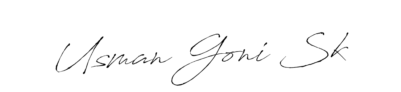 Also we have Usman Goni Sk name is the best signature style. Create professional handwritten signature collection using Antro_Vectra autograph style. Usman Goni Sk signature style 6 images and pictures png