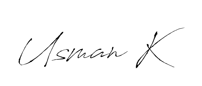 Make a short Usman K signature style. Manage your documents anywhere anytime using Antro_Vectra. Create and add eSignatures, submit forms, share and send files easily. Usman K signature style 6 images and pictures png
