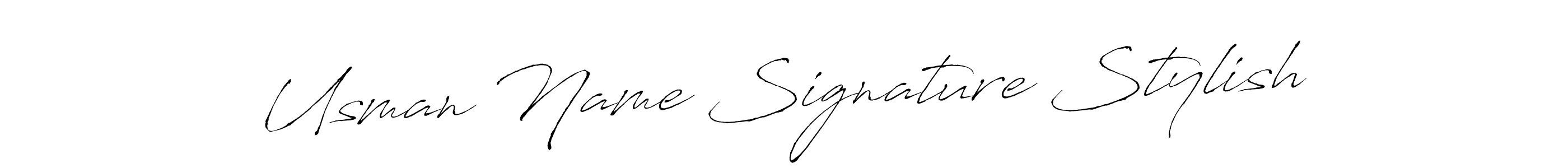 Make a beautiful signature design for name Usman Name Signature Stylish. With this signature (Antro_Vectra) style, you can create a handwritten signature for free. Usman Name Signature Stylish signature style 6 images and pictures png