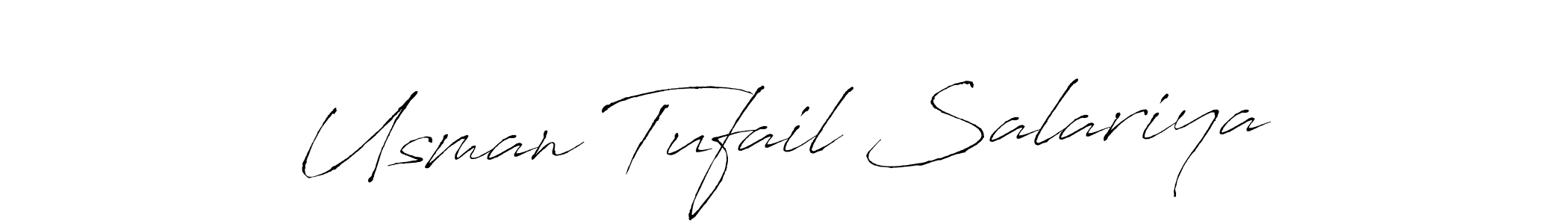 Use a signature maker to create a handwritten signature online. With this signature software, you can design (Antro_Vectra) your own signature for name Usman Tufail Salariya. Usman Tufail Salariya signature style 6 images and pictures png