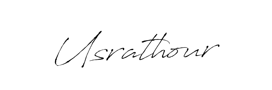 Create a beautiful signature design for name Usrathour. With this signature (Antro_Vectra) fonts, you can make a handwritten signature for free. Usrathour signature style 6 images and pictures png