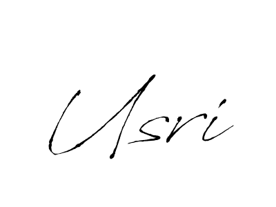 Create a beautiful signature design for name Usri. With this signature (Antro_Vectra) fonts, you can make a handwritten signature for free. Usri signature style 6 images and pictures png