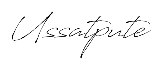 How to Draw Ussatpute signature style? Antro_Vectra is a latest design signature styles for name Ussatpute. Ussatpute signature style 6 images and pictures png