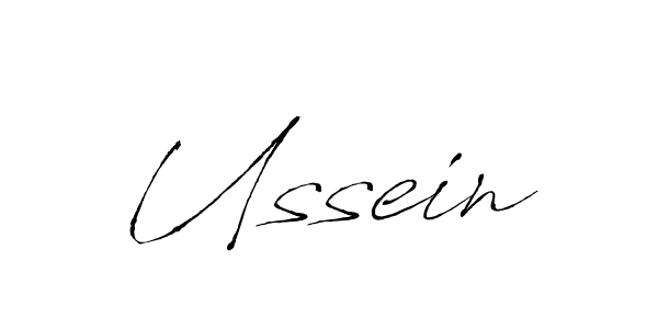 Ussein stylish signature style. Best Handwritten Sign (Antro_Vectra) for my name. Handwritten Signature Collection Ideas for my name Ussein. Ussein signature style 6 images and pictures png