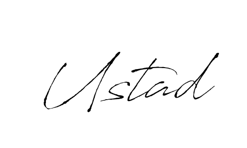 Create a beautiful signature design for name Ustad. With this signature (Antro_Vectra) fonts, you can make a handwritten signature for free. Ustad signature style 6 images and pictures png
